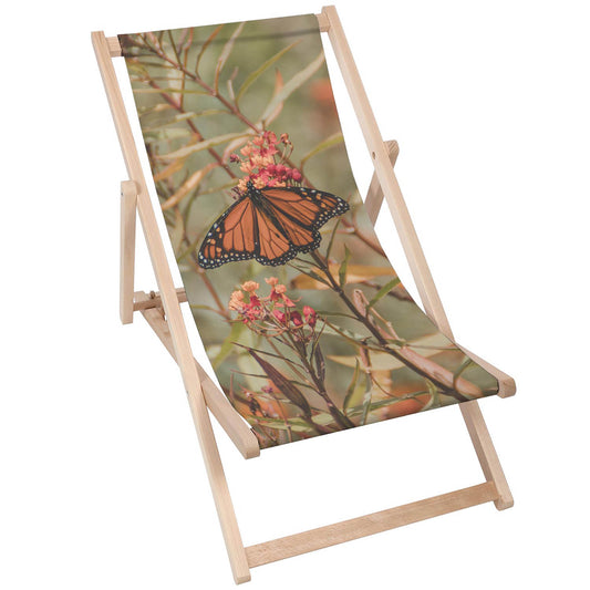 Holz Liegestuhl Swallowtail Butterfly
