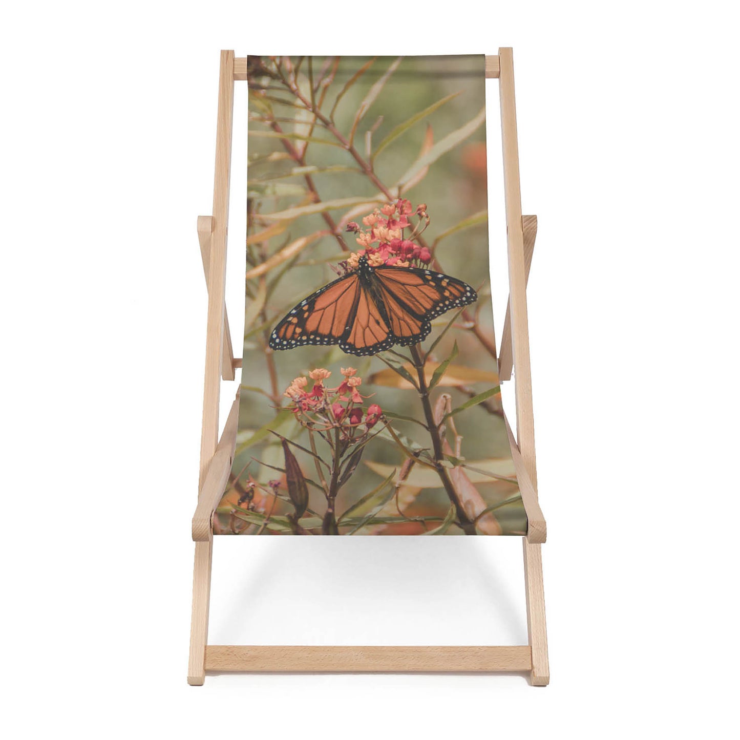 Holz Liegestuhl Swallowtail Butterfly