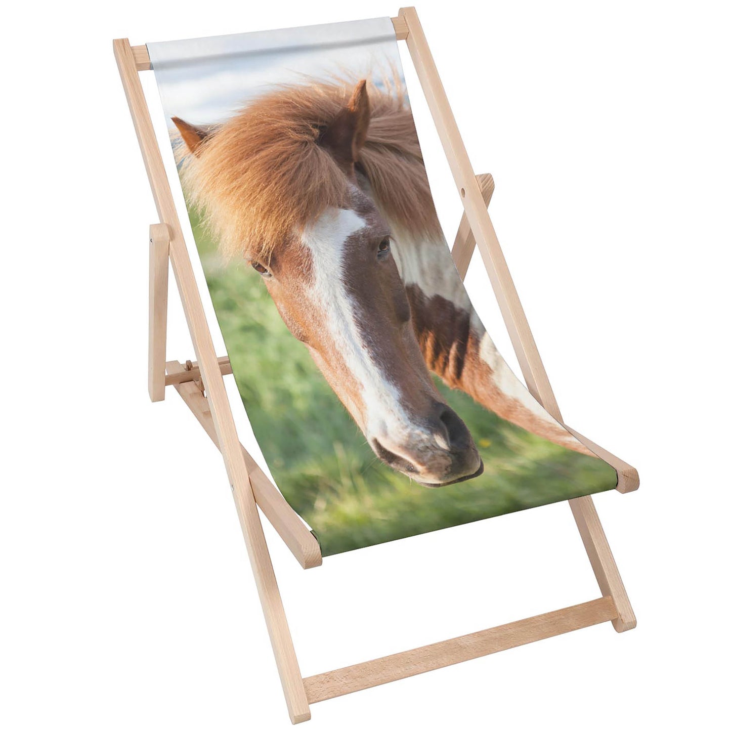 Holz Liegestuhl Windy Horse