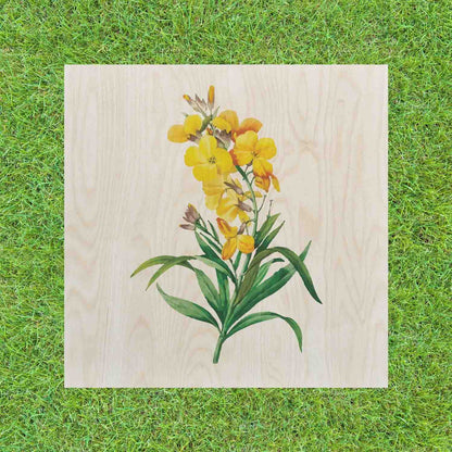 Kaffeetisch Vintage Yellow Flowers