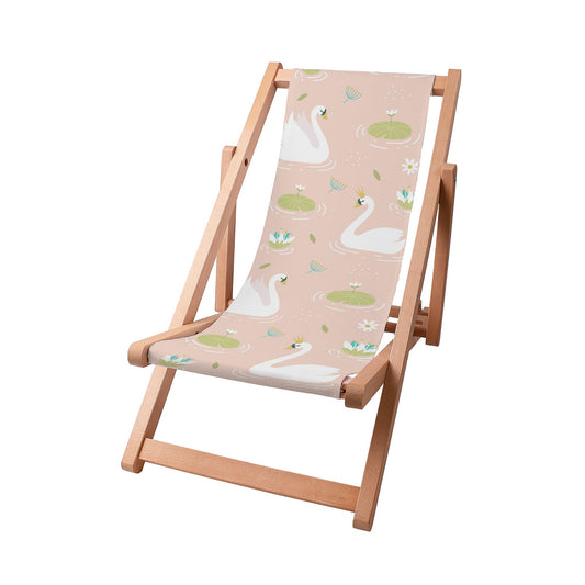 Liegestuhl für Kinder Elegant Swans