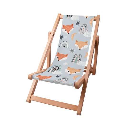 Liegestuhl für Kinder Foxes Pastel
