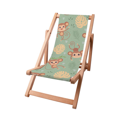 Liegestuhl für Kinder Monkey On Jungle
