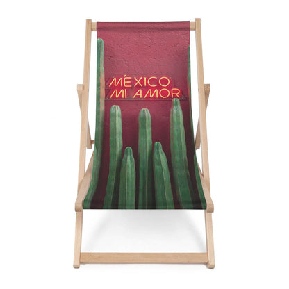 Holz Liegestuhl Mexico Mi Amor - esunbed