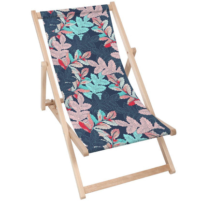Holz Liegestuhl Neon Leaves - esunbed