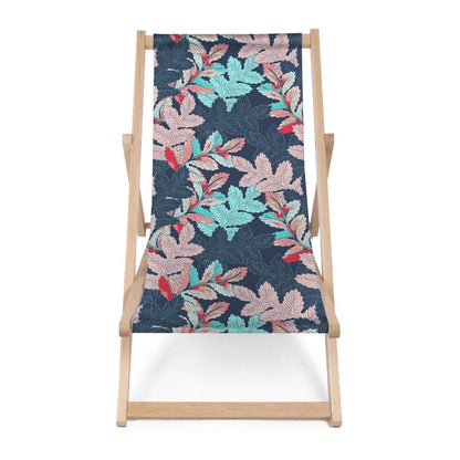 Holz Liegestuhl Neon Leaves - esunbed