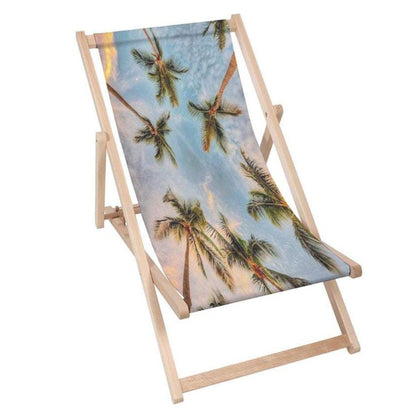 Holz Liegestuhl Palm Sky - esunbed