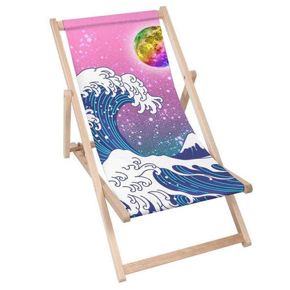 Holz Liegestuhl Shining Hokusai - esunbed