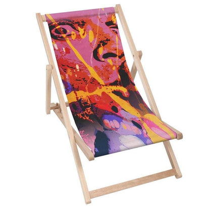 Holz Liegestuhl Silence Please - esunbed