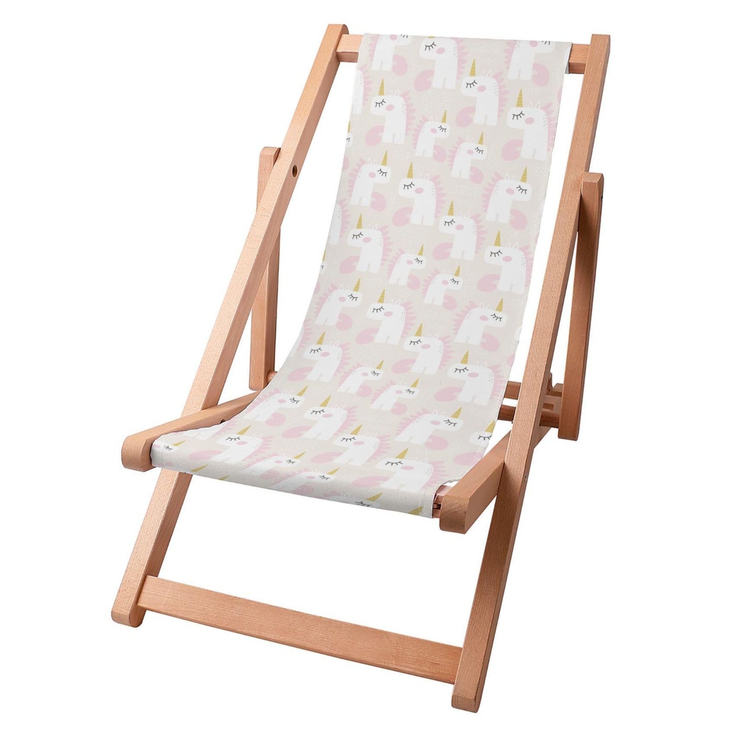 Liegestuhl für Kinder Sweet Pink Unicorn