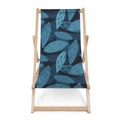 Holz Liegestuhl Freehand Abstract Exotic Leaves