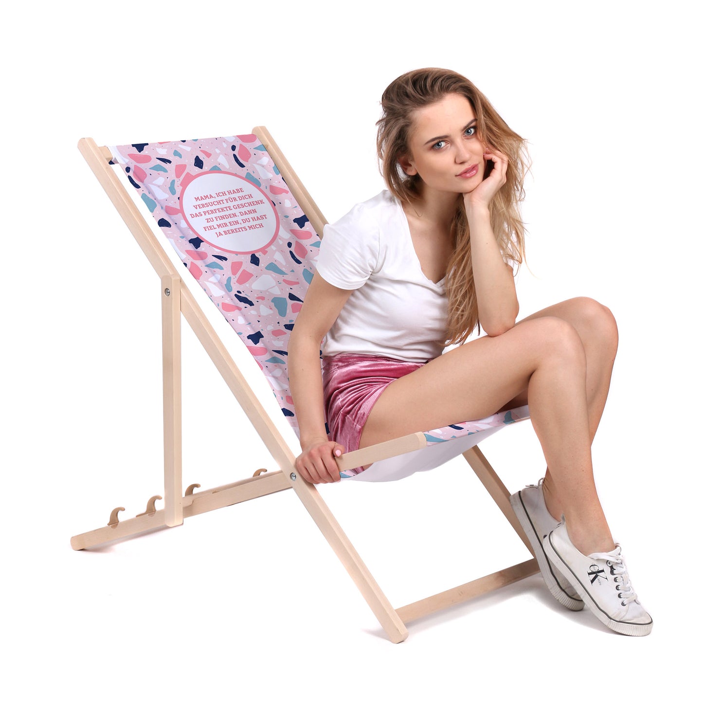 Holz Liegestuhl Mama perfekte Geschenk