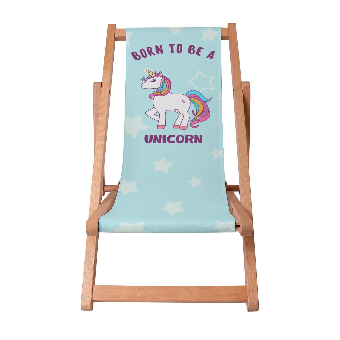 Liegestuhl für Kinder Born To Be Unicorn