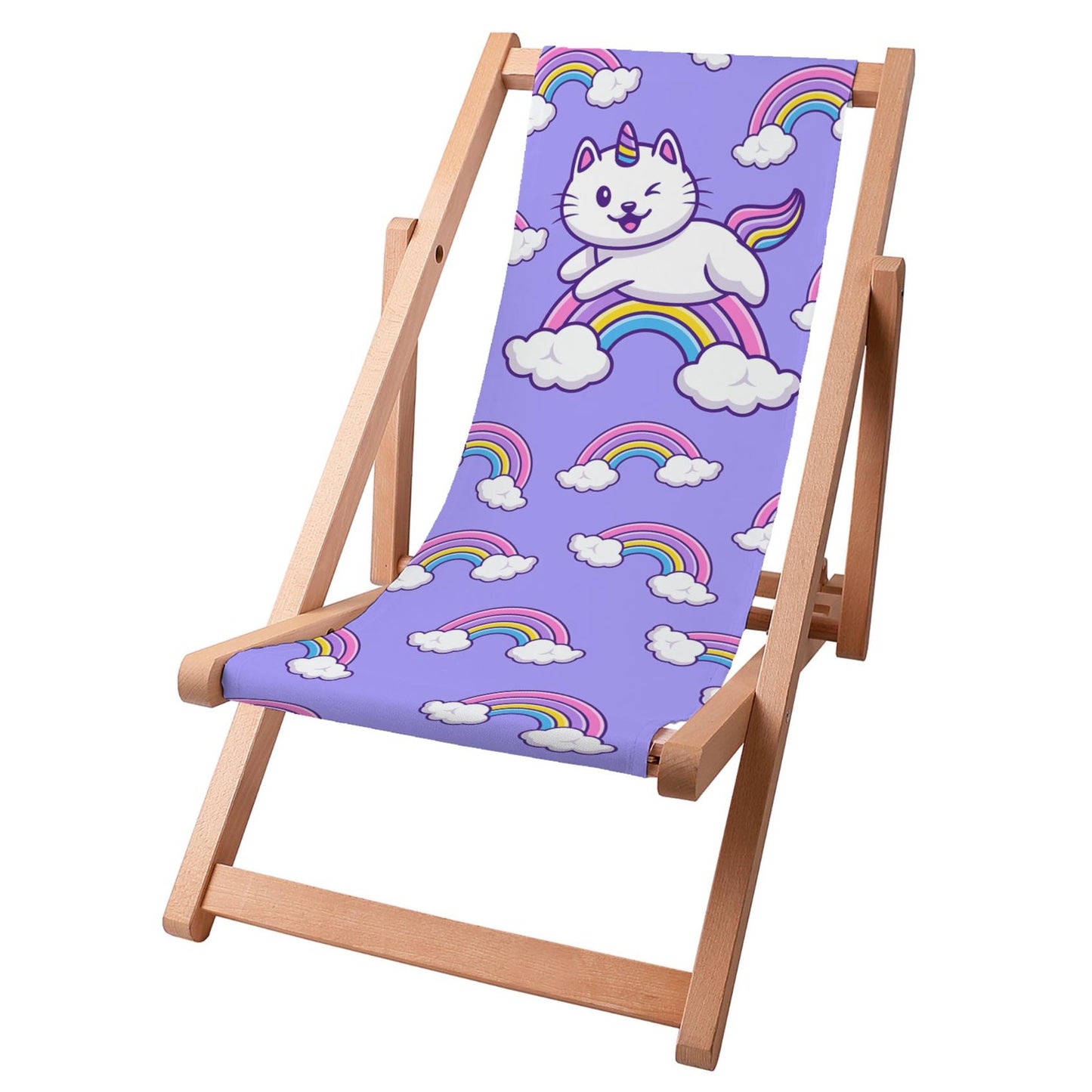 Liegestuhl für Kinder CAT UNICORN