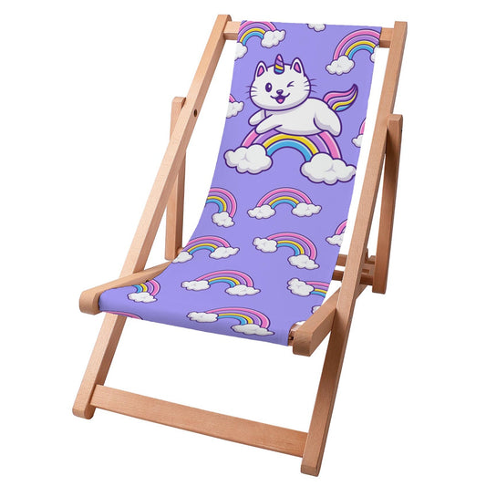 Liegestuhl für Kinder CAT UNICORN