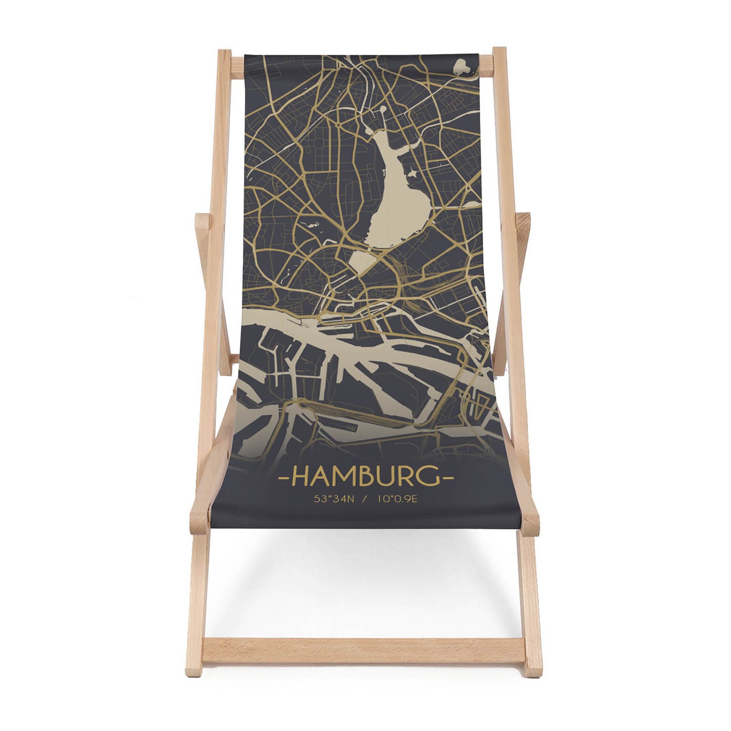 Holz Liegestuhl Hamburg y&b