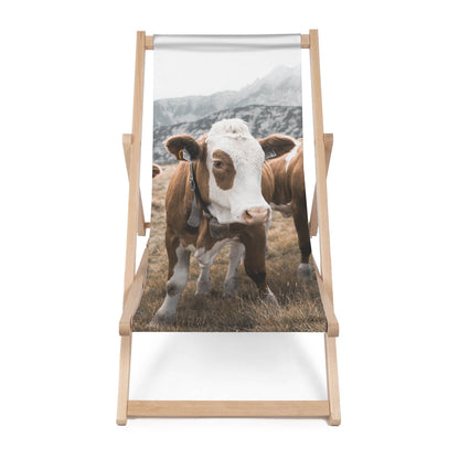 Holz Liegestuhl Cow - esunbed