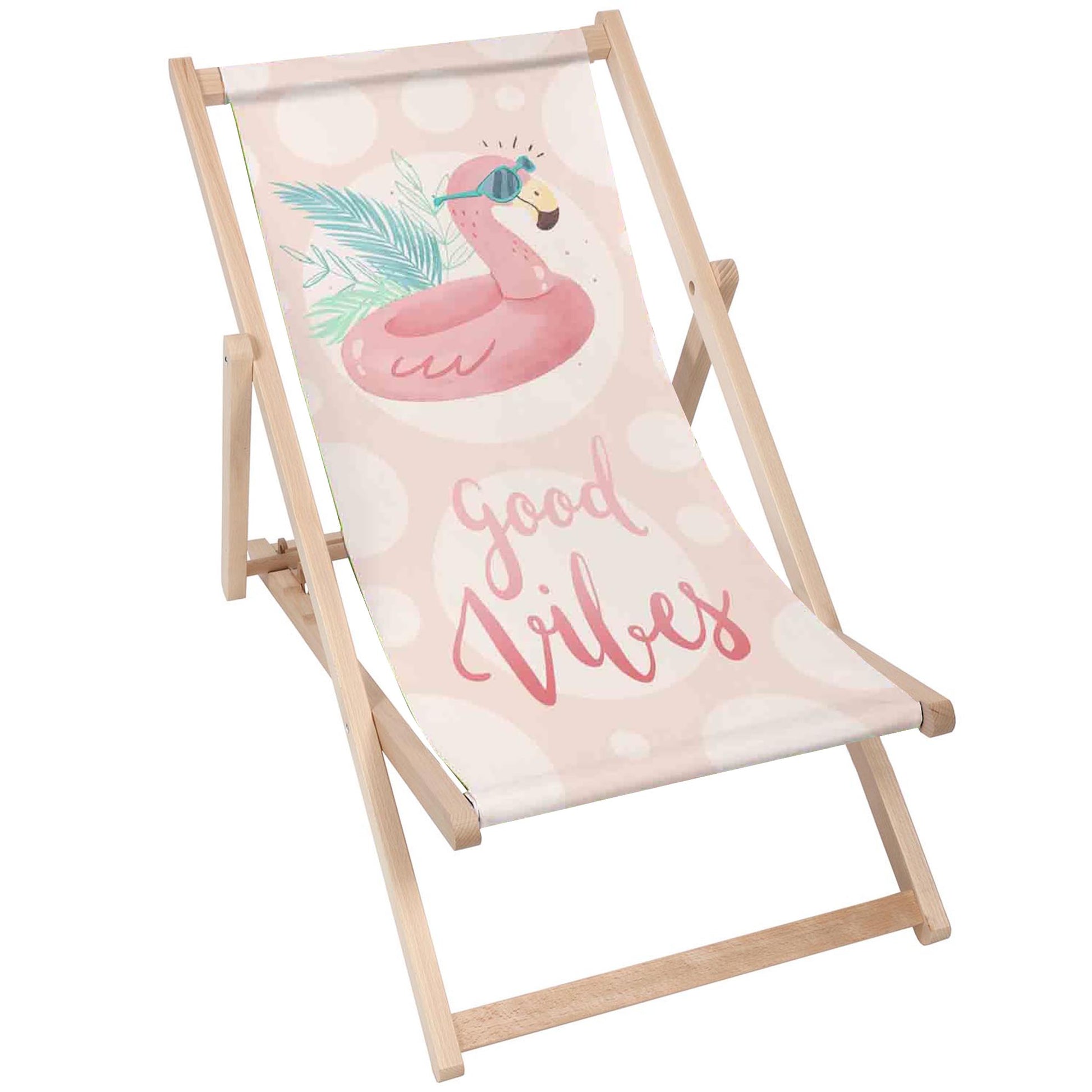 campingstuhl flamingo Holz Liegestuhl Flamingo Good Vibes – eSunbed
