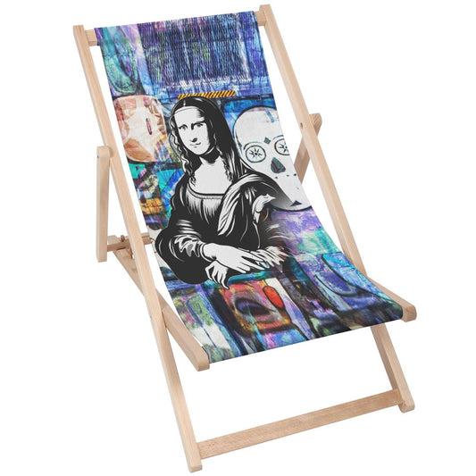 Holz Liegestuhl Mona Lisa Black