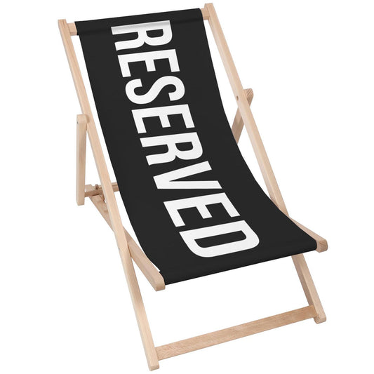 Holz Liegestuhl Reserved