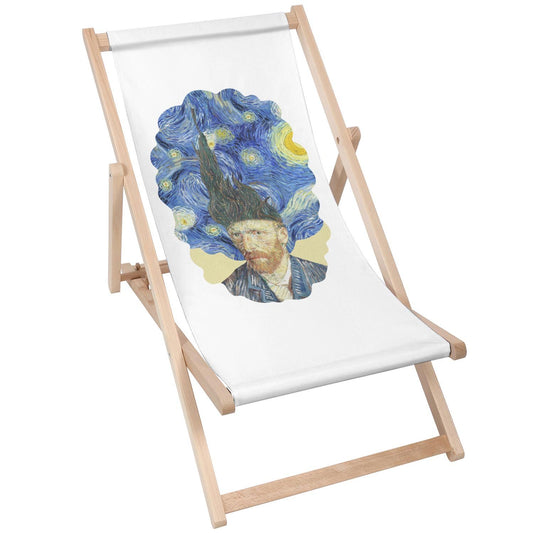 Holz Liegestuhl Van Gogh Cloud