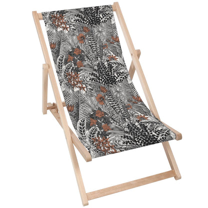 Holz Liegestuhl Vintage Tropical - esunbed