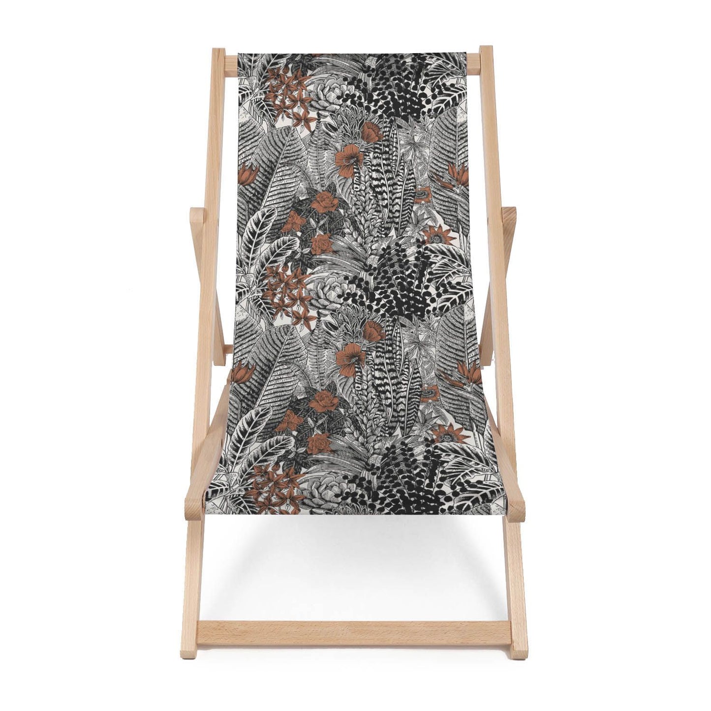 Holz Liegestuhl Vintage Tropical - esunbed
