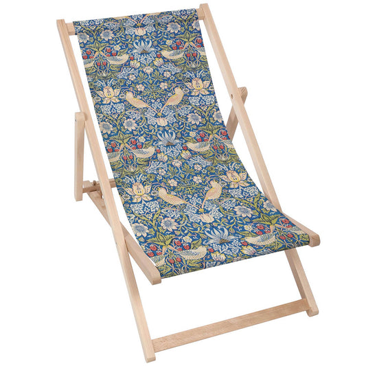 Holz Liegestuhl Birds Floral - esunbed