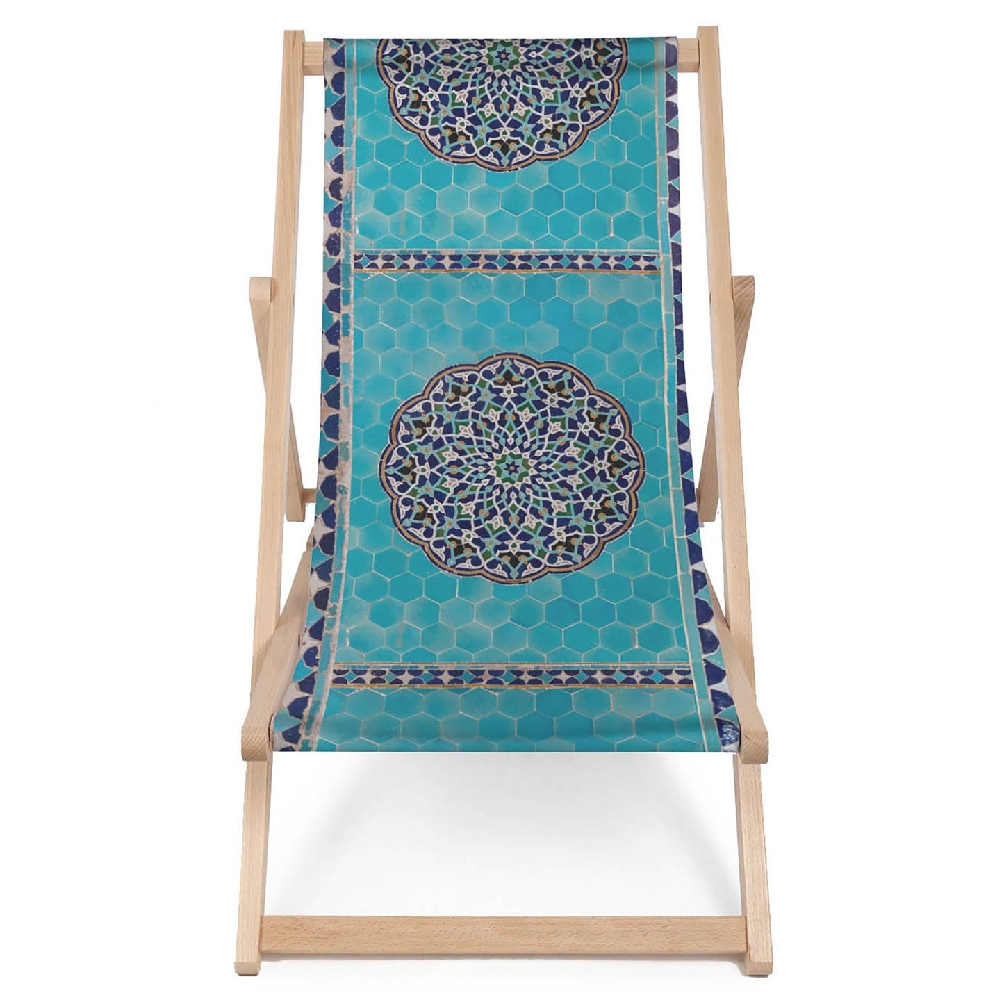 Holz Liegestuhl Orient Mosaic - esunbed