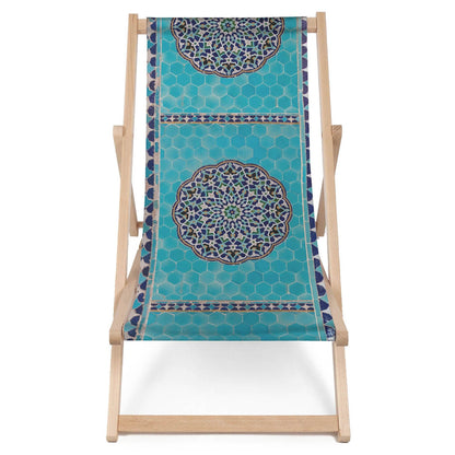 Holz Liegestuhl Orient Mosaic - esunbed