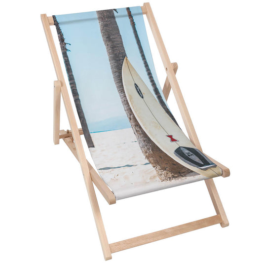 Holz Liegestuhl Surfboard