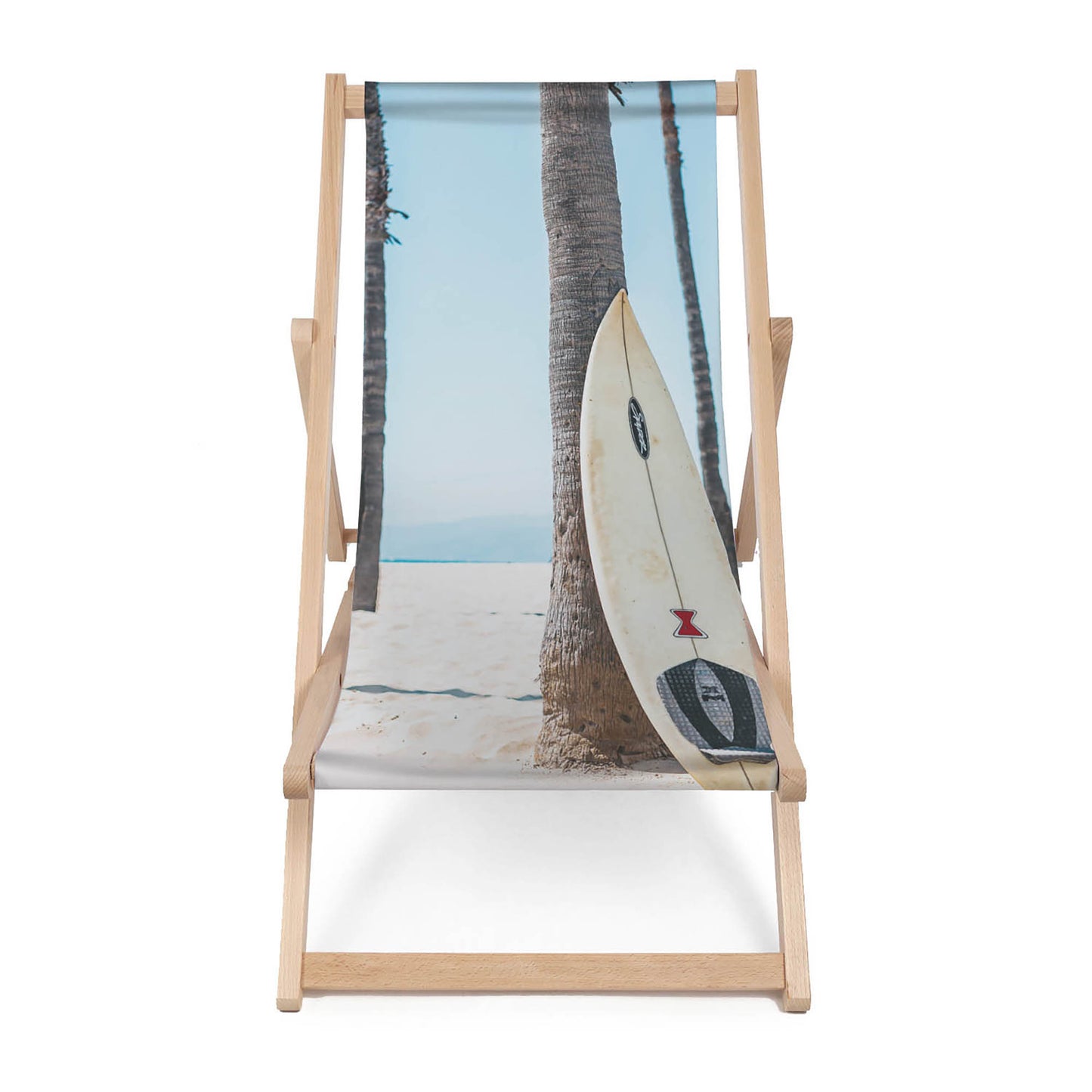 Holz Liegestuhl Surfboard