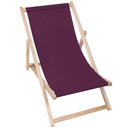 Holz Liegestuhl Plum - esunbed