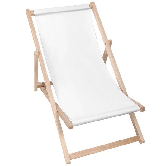 Holz Liegestuhl White - esunbed
